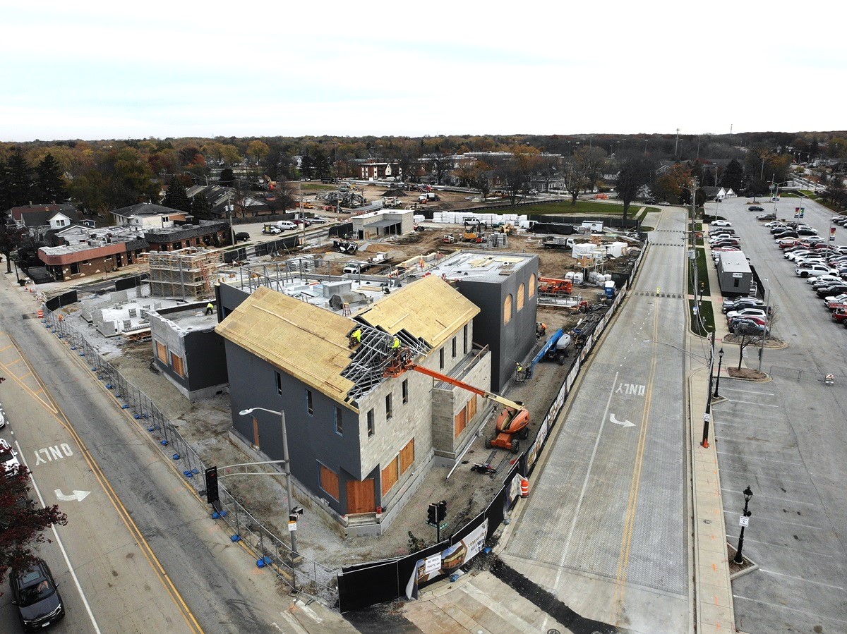 Harmony Square construction on November 13, 2024